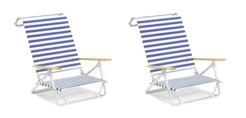 Mini-Sun Chaise Chairs by Telescope - Set of 2