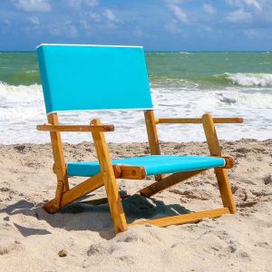 Oak Folding Mini Sand Chair